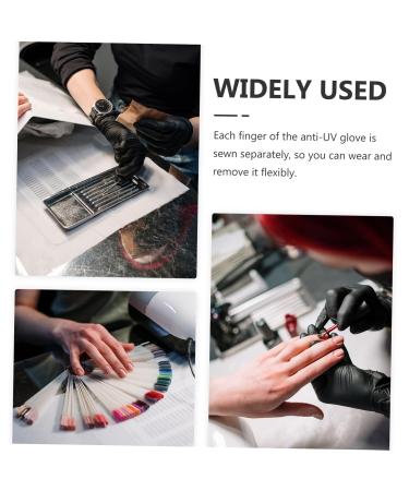 FRCOLOR 2 Pairs Pink Gloves Sun Gloves Nail Art Supplies Nail Art Anti-uv Gloves Manicure Gloves Anti Uv Nail Art Uv Gloves Uv Nail Gloves Nail Art Accessory Breathable Gel Nylon - Buy Online on GoSupps.com