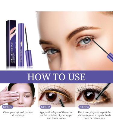 Lash Serum - Natural Eyelash Growth & Enhancer for Longer Thicker Lashes & Brows - Shop Internationally - Buy Online on GoSupps.com