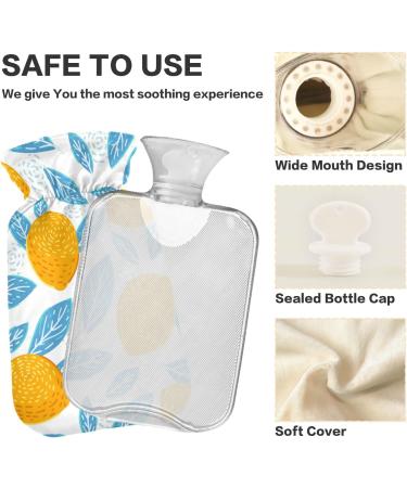 Buy Mnsruu Hot Water Bottle with Soft Cover - Summer Fruit Design 2L | Perfect Gift for Women & Kids - Ideal for Christmas - Buy Online on GoSupps.com