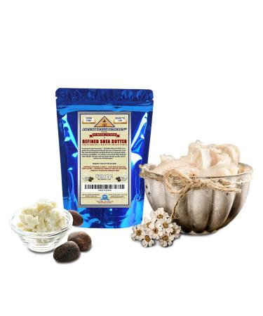 Naturally Refined African Ivory White Shea Butter Blocks/Jar | Unscented | Bulk Size for Anti Aging & Dry Skin | DIY Body Butter Recipes Base | Skincare, Babycare, & Soap Making | 0.50 lb - Buy Online on GoSupps.com
