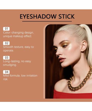 B ton de fard paupi res double extr mit Fard paupi res et crayon de contour imperm able Diamond Shimmer cr me longue dur e avec ponge estompeuse 3 couleurs 2 g Gold - Buy Online on GoSupps.com