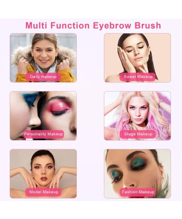 Multi Function Eyebrow Brush | Professional Square Angled & Ultra Thin Eyeliner Makeup Brush for Precision Application - Buy Online on GoSupps.com