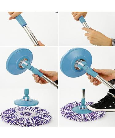 Mop Handle Set - Handle Cleaning Tool Accessories - Home Floor 360 Degrees Rotating Telescopic Replacement for Floor 360 Degrees Rotating Cleaning Tool - Buy Online on GoSupps.com