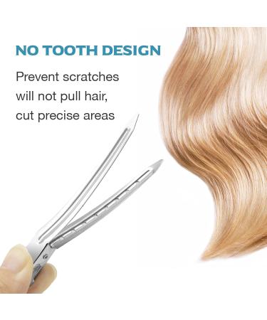 24 Pcs Duck Billed Hair Clips - Styling Sectioning Silver Metal Clips for Women | Alligator Curl Clips for Long Hair Roller Salon - 24 Pack - Buy Online on GoSupps.com