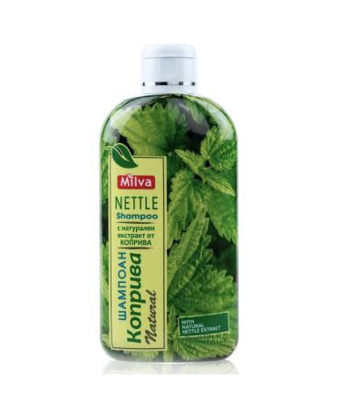 Nettle Shampoo - Helps Regulate Sebum Production Reduce Dandruff & Ease Scalp Irritation - For Strong Healthy Hair- 200ml