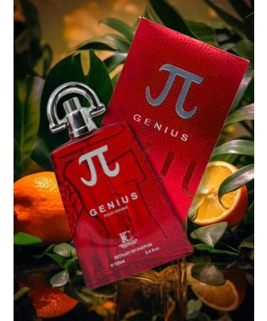 Genius Red For Men Eau de Parfum 3.4 Fl. Oz. Amber Fougere fragrance for men. - Buy Online on GoSupps.com