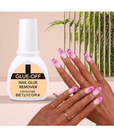 BettyCora Nail Glue Remover 15ml - Fast & Easy False Nails Adhesive Remover - Buy Online on GoSupps.com