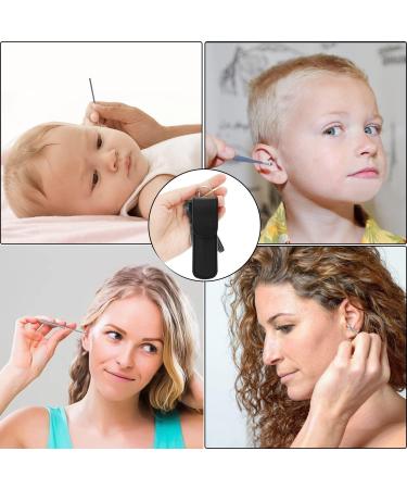 Ear Wax Remover 6 Pcs Premium Stainless Steel Ear Wax Removal Kit Ear Curette Ear Cleaner Tools for Children and Adult Earwax Removal Kit Cleaning Kit with Portable Bag (silver) - Buy Online on GoSupps.com