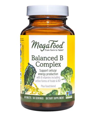 MegaFood Balanced B Complex 60 Tablets - Buy Online on GoSupps.com