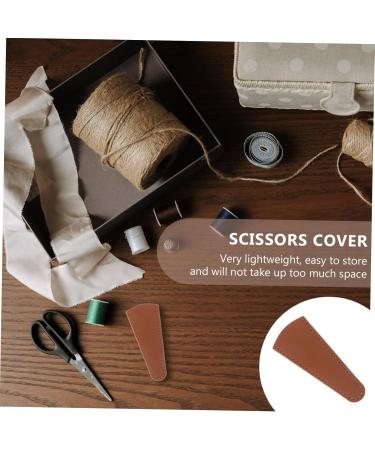 TEHAUX 20 Pcs Scissors Set - Portable Leather & Grooming Scissors with Safety Cover for Sewing & Eyebrow Grooming - International Shipping Available - Buy Online on GoSupps.com