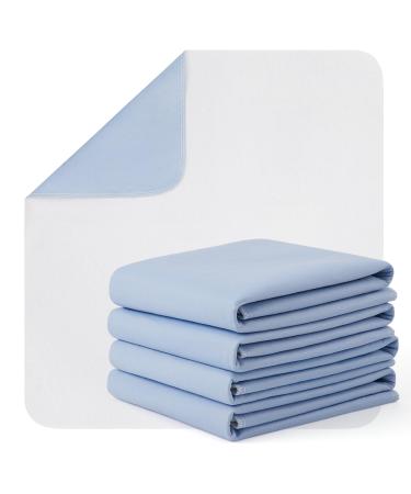 BHVESLL Washable Incontinence Bed Pad 36" x 54" 2 Pack Reusable Bed Pads Waterproof Bed Pad with Better Fluid Absorption Perfect for Kids BH-022