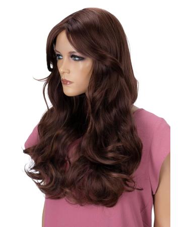 Buy CAISHA Wig Fanni - Voluminous Long Wavy Brown Mix Hair for Cosplay & Theater | #30H27 WLY1 - International Shipping Available - Buy Online on GoSupps.com
