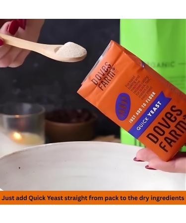 (2 Pack) - Doves Farm - Quick Yeast | 125g | 2 PACK BUNDLE - Buy Online on GoSupps.com