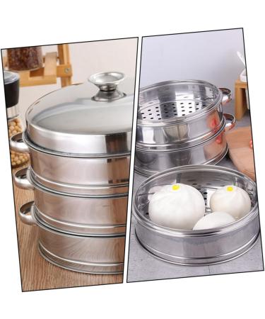 FELTECHELECTR 1 set Dumplings with Stainless Food Steam Household Cooking Premium Kitchen Steaming Accessory Buns stainless steel - Buy Online on GoSupps.com