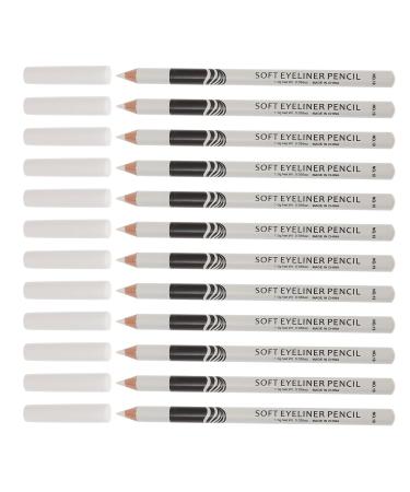 Beaupretty 12pi ces Crayons Eyeliner Blanc Multifonctionnels Stylo Maquillage Portable Eye Liner Highlighter Paupi res