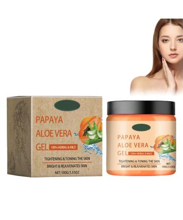 Shantou Youjia Papaya Aloe Vera Cream 100 g moisturizer with papaya and aloe vera bleaching brightening face cream from Boxiatil brightening face cream for radiantly white skin