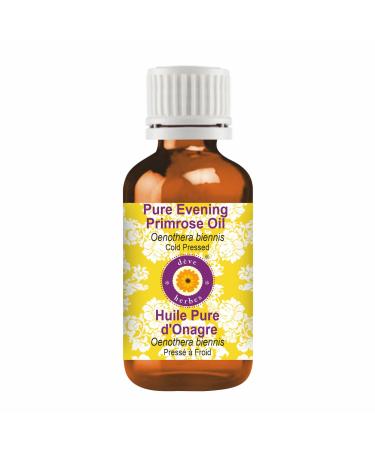d ve herbes Pure Evening Primrose Oil (Oenothera biennis) Cold Pressed 10ml (0.33 oz)