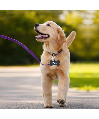 Personalised Dog Tags for Pets Engraved UK Dog Tag ID Tags for Dog Double-Sided Engraved Stainless Steel Dog Tag ID Name Tag for Cat Puppy Pet Collar Dog Name Tags(Silver Bone S) Silver Bone S - Buy Online on GoSupps.com