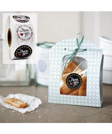 Buy 1000 Round Self-Adhesive Thank You Stickers - Perfect for Gifts Envelopes Weddings & Birthdays | Ideal for International Shipping - Buy Online on GoSupps.com