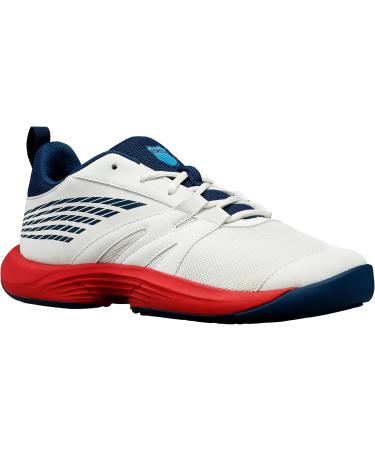 K-Swiss Boys Speedtrac Tennis Shoe - EU 39 Blanc De Blanc Blue Opal Lollipop | International Shipping Available - Buy Online on GoSupps.com