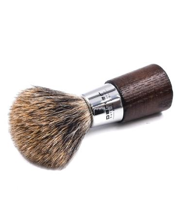 Parker Safety Razor Handmade Shaving Brushes - 100% Three Band Reiner Dachs with Chrome & Walnut Handle | Premium Shaving Accessories - Buy Online on GoSupps.com