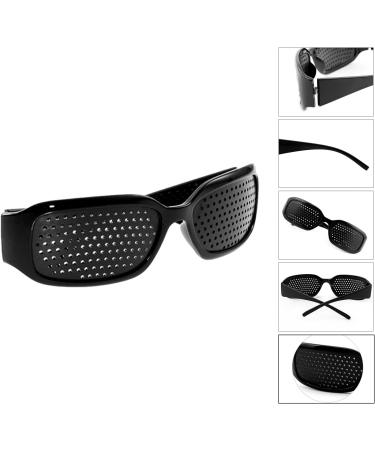 Grenhaven Black Pinhole Glasses for Eye Training | Improve Vision Naturally - Buy Online on GoSupps.com
