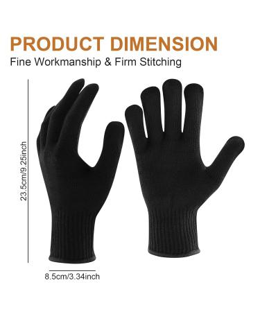 Heat-Resistant Styling Gloves - Dndgdlua 2-Piece Hair Protection Set for Flat Iron & Heat Tools (Black) - Buy Online on GoSupps.com