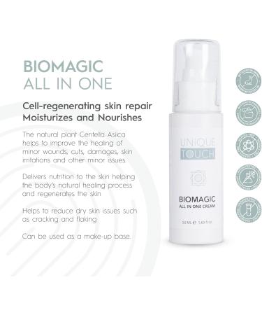 Unique Touch - Biomagic Skin Repair Cream All in One 50 ml - Hydrating Formula - Can be used as Make Up Base - Buy Online on GoSupps.com