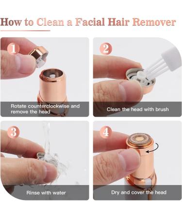 Rechargeable Facial Hair Remover for Women - Painless Face Trimmer & Shaver for Peach Fuzz Upper Lips & Bikini - International Shipping Available - Buy Online on GoSupps.com