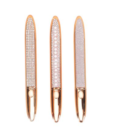 Healeved 3pcs Eyeliner Eye Makeup Stamp Portable Makeup Pens Cosmetics Eye Line Pencils Makeup Supplies Alloy