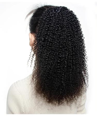 Ponytail Extension Drawstring Ponytail Afro Kinky Curly Ponytails Extensions for Black Women 12-26" Human Hair Ponytail Hairpiece Clip In Afro Remy Hair Extensions Ponytail Hairpiece for Women (Col 26Inch 100g Afro Kinky Curly - Buy Online on GoSupps.com
