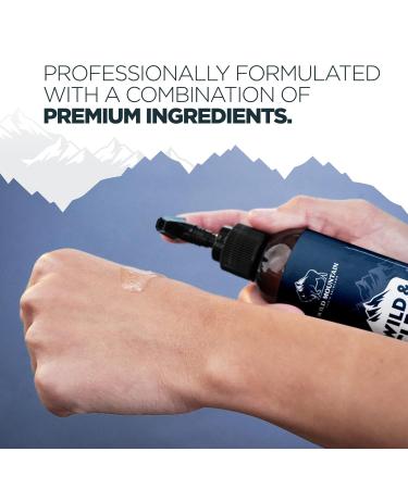 Wild Mountain 'Wild & Clean' Facial Cleanser for Men - Soothing Brightening Acne Face Wash for Sensitive Skin - 6 Oz - Buy Online on GoSupps.com