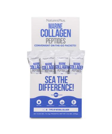 Nature's Plus Marine Collagen Peptides 20 Stick Packets 0.43 oz (12.2 g) Each