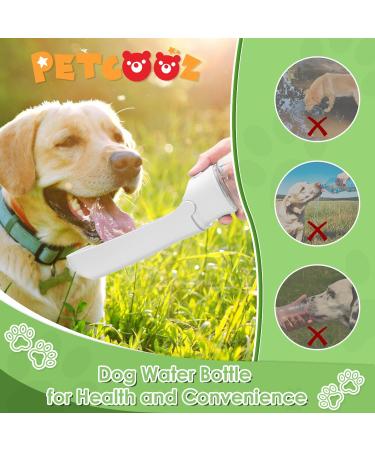 Petcooz 550ml Foldable Dog Drinking Bottle - Portable Water Bottle for Dogs & Cats - Ideal for Hiking & On-the-Go Hydration - Buy Online on GoSupps.com