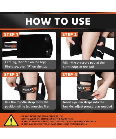 Sciatica Pain Relief Brace | Dual Pressure Pad Compression | Acupressure Massage Point Device for Sciatic Nerve Pain Relief for Men & Women - Buy Online on GoSupps.com