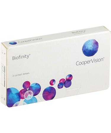 Biofinity Monthly Soft Lenses - 3 Pack | BC 8.6 mm | DIA 14.0 | -6.00 Diopters - International Shipping Available - Buy Online on GoSupps.com