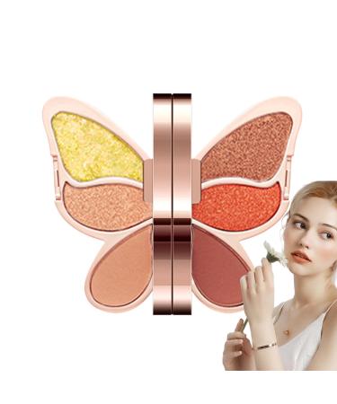 lyanny lyanny Eye Makeup Palette | 6 Colors Unique Eyeshadow Palettes - Waterproof Eyeshadow Matte Shimmering Highly Pigmented Colorful Makeup