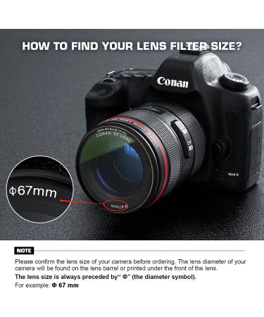 82mm 1/8 Black Mist Diffusion Lens Filter - MRC Nano Coatings, Waterproof & Scratch Resistant for Cinematic Video/Vlog/Portrait Photography - Buy Online on GoSupps.com