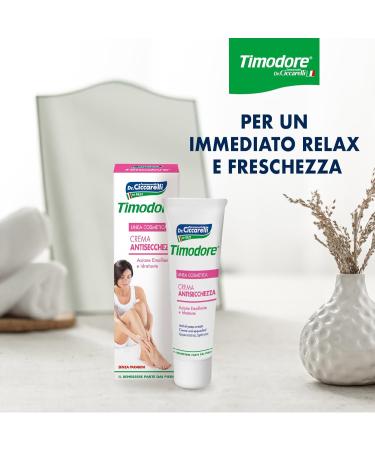 Timodore Anti-Dryness Cream Made with Shea Butter Softens and Moisturizes Dry Skin for Softer Feet and Legs 100% Made in Italy Dermatologically Tested 50 ml - Buy Online on GoSupps.com