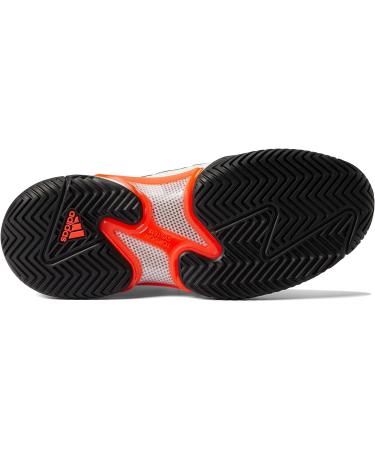 adidas Men's Barricade 12 Racquetball Shoe - White/Core Black/Solar Red (Size 8) - Buy Online on GoSupps.com