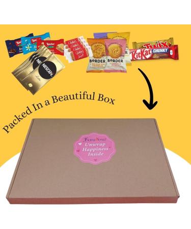 18pc Coffee Chocolate Gift Set Coffee Sachets Biscuits Chocolate Bars Letterbox Gifts Get Well Soon Gifts for Men Birthday Anniversary Valentine Gifts for her Women Mum Dad Fathers Mothers Day Gifts - Buy Online on GoSupps.com