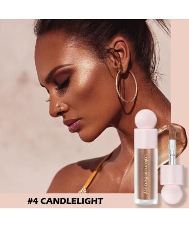 Erinde Liquid Highlighter Makeup - Candlelight Shimmer Cream for Natural Face & Body Glow - Brightening Liquid Highlighter for Makeup - 1 count - Buy Online on GoSupps.com