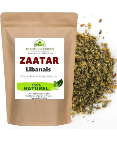 G n rique Plants & Spices - Zaatar Mix / Lebanese Za'atar Organic Quality - Biodegradable Resealable Freshness Bag (100g)