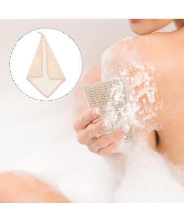 FOMIYES Double-Sided Ramie Body Scrubbing Towel - Multipurpose Travel Bath Scrub for Smooth Skin - International Shipping Available - Buy Online on GoSupps.com
