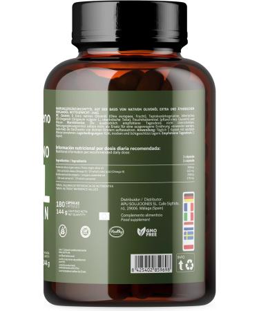 VEGAGENO - Oregano Essential Oil | 180 Vegetable Capsules Dietary Supplement with Extra Virgin Olive Oil and Oregano Essential Oil with Omega 9 and Carvacrol | Oregano Oil - Buy Online on GoSupps.com