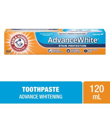 ARM & HAMMER Advance White Extra Stain Protection Toothpaste 120-ml - Buy Online on GoSupps.com