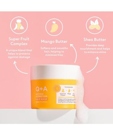 Q+A Masque capillaire hydratant intense - Buy Online on GoSupps.com