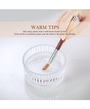 Premium #20 Sable Kolinsky Acrylic Nail Brush - Perfect for Nail Art & Manicure Tools | Zobelhaar Wooden Nail Polish Brush - Buy Online on GoSupps.com