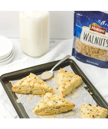 Mariani Nut Chopped Premium California Walnuts - Gluten Free, Kosher Certified Stand Up Bag - Buy Online on GoSupps.com