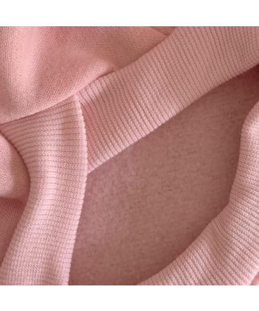 Izefia Pink Dog Hoodie - Warm Fleece Sweatshirt for Small Dogs & Cats | Cozy Winter Apparel - Buy Online on GoSupps.com